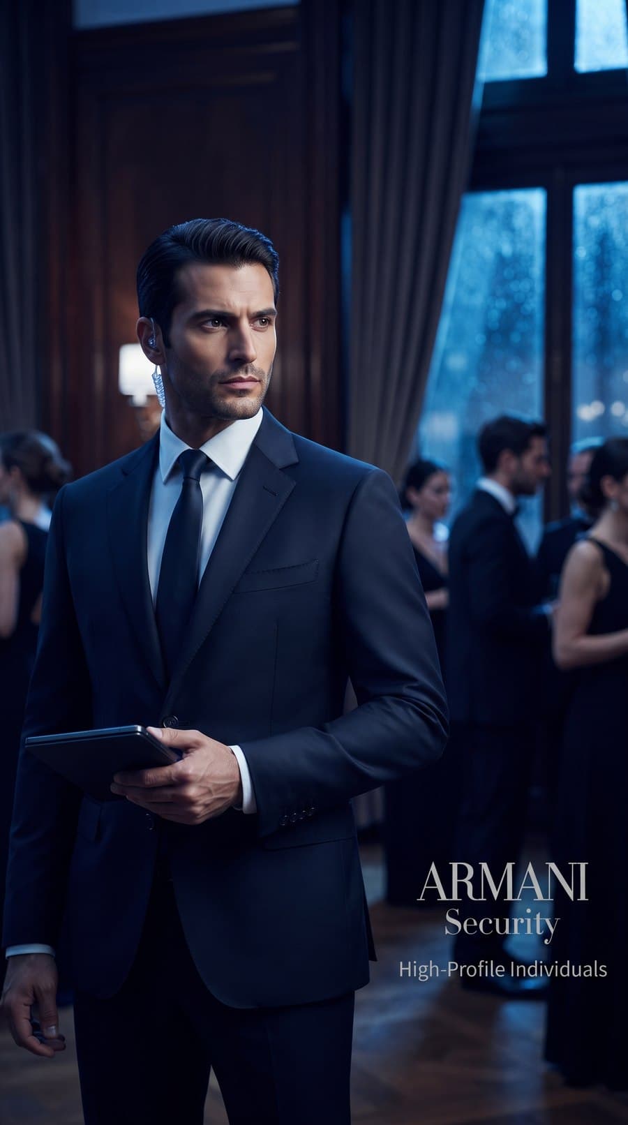 Armani Security — العملاء ذوو الظهور العالي والدوليون